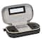 Ruby + Cash Black Faux Leather Zippered Travel Jewelry Organizer Box